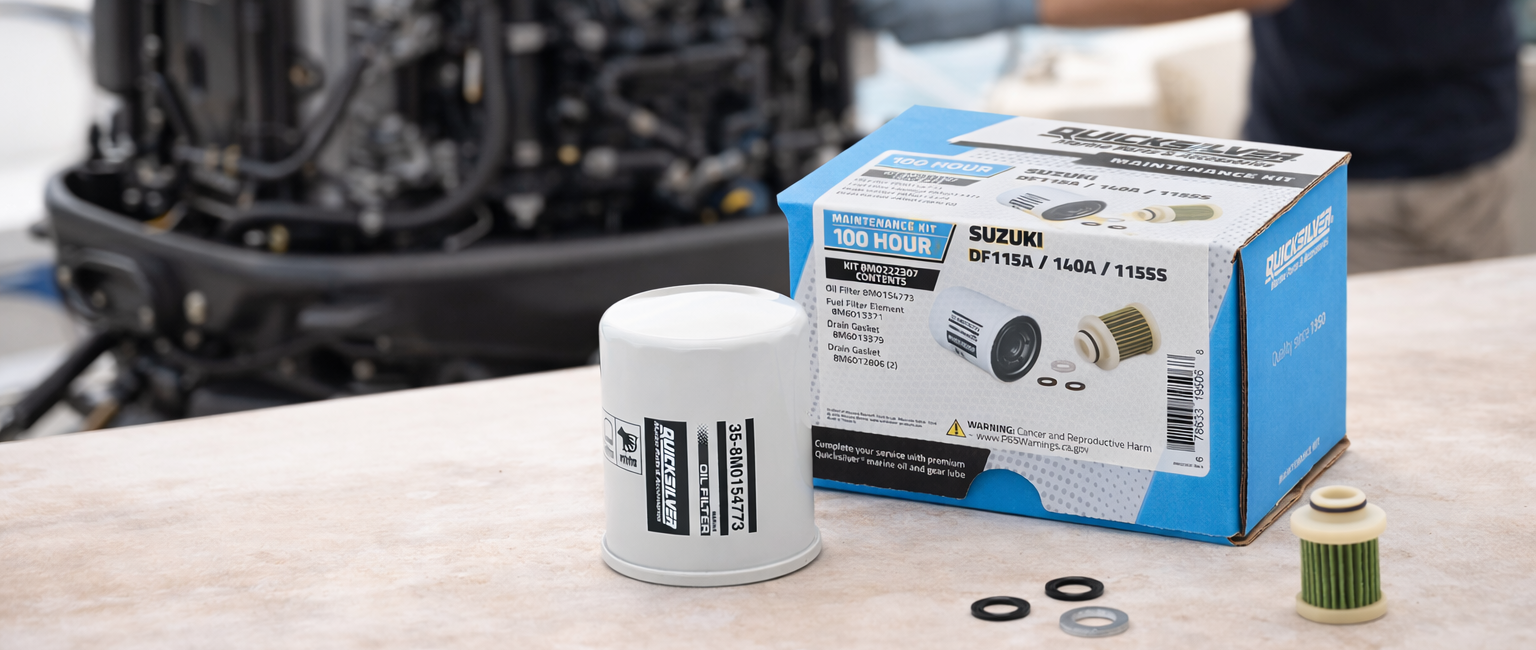 Quicksilver servicekit – Pålitlig service, enkelt utförd